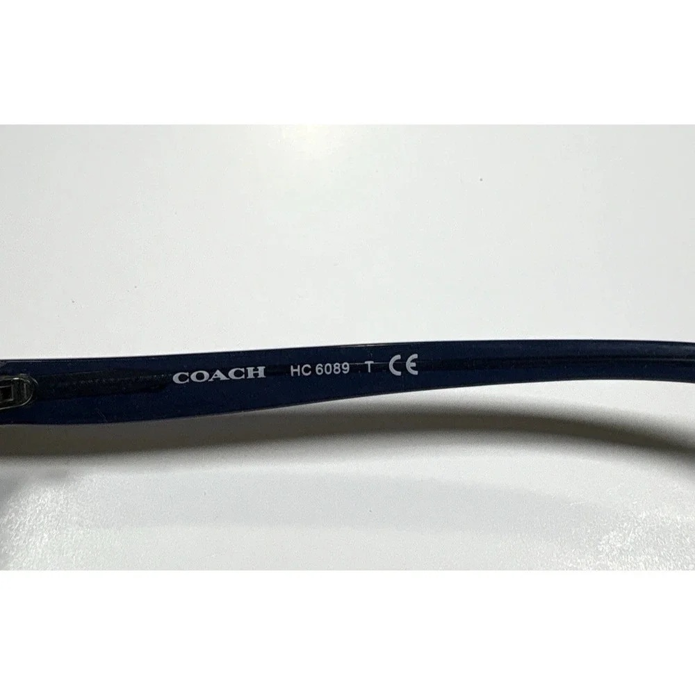 COACH Eyeglasses Frame HC6089 5474 Denim‎ Taupe Blue Glitter 49-16-135 H19867